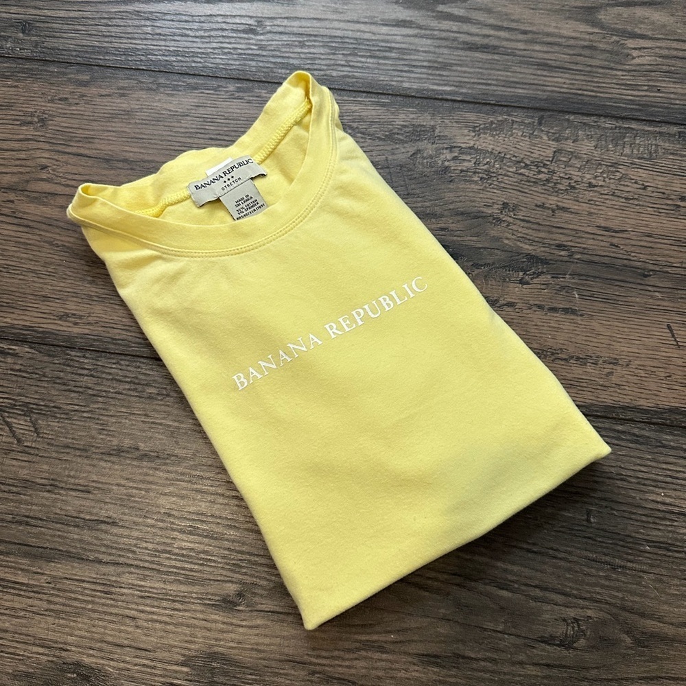 Banana Republic Sunny Yellow Tee